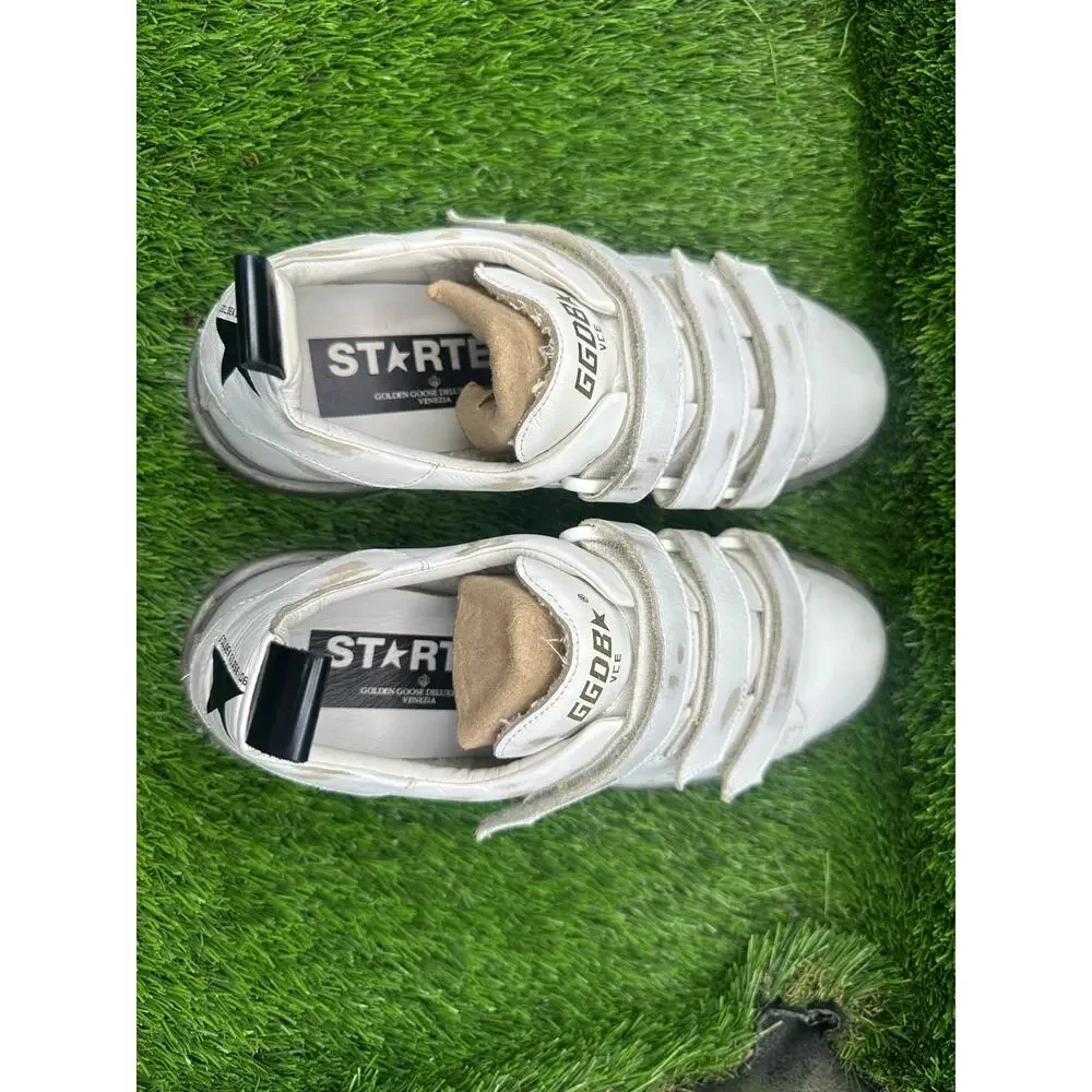 Golden Goose Starter Athletic Sneaker Women's 9 White Leather Jogging Running